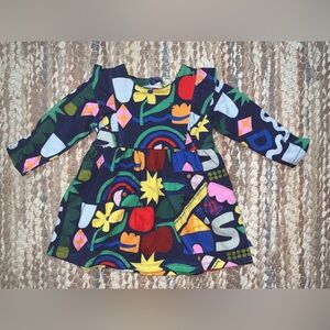 Vibrant Patterned Kids Dress